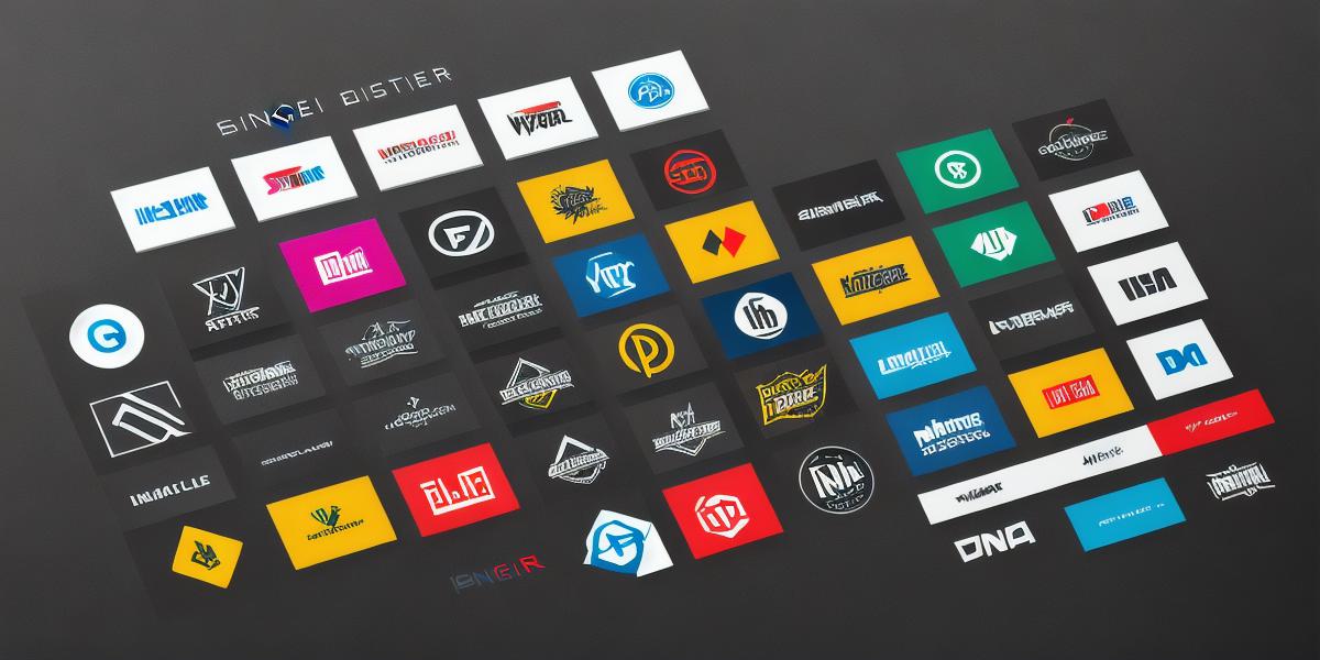 What are some examples of game design company logos?